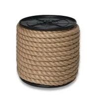 Канат джутовый ДТ тросовой свивки d. 16 мм на кат. 300 мм (80 м)