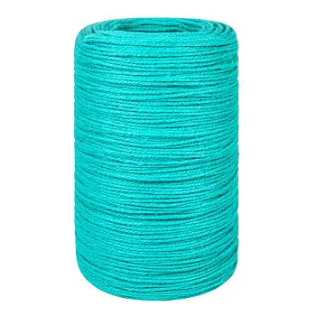 Канат джутовый ДжТТНпр S 6,0 мм (СП) ТУ 8121-001-86647797-2011 бирюзовый