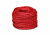 Канат полистиловый ПсТ тросовой свивки 3-прядн.d.   8,0 мм, 220 м. красный